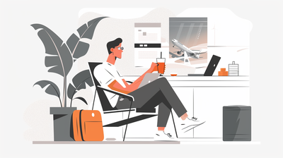 3_relaxed_traveler_ignoring_paperwork_with_tropical_drink_2