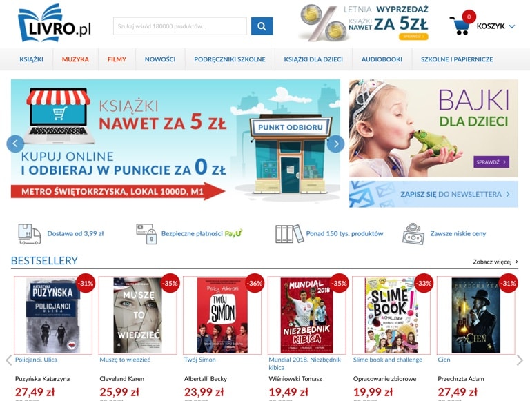 Livro – popularna księgarnia internetowa. Czy warto tu kupować? Wasze opinie